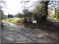 Junction of Copyhold Lane and private drive in RH17 5ED