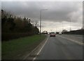 Storm clouds over the A164 in HU10 7TT
