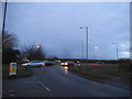 Roundabout on Higham Road, Barton-le-Clay in MK45 4NP