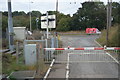 Level crossing by the A13 in SS17 9HQ