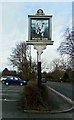 Pub sign, White Lion, Wall Hill Road in CV5 9EP
