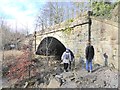 Railway arch at the mouth of Meggie's Dene Burn in NE47 5AG