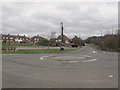 Redundant roundabout on Halton Moor Road in LS15 0FD