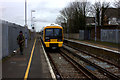 Queenborough station looking northwards in ME11 5AQ