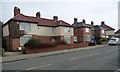 Houses on the east side of Sunderland Road in NE34 8PX