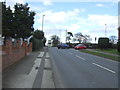 Road junction on Bennetts Road South, Keresley in CV7 8HZ
