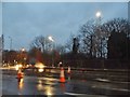Eastern Avenue in the rain in IG2 7TD