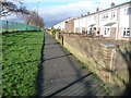 Path alongside houses in Limecroft, Fellgate in NE32 4QH