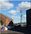 Phone Mast behind Mole Valley Stores in TS9 5PT