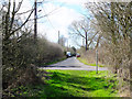 End of footpath between High Street and Sandy Lane, Mawdesley in L40 3TR