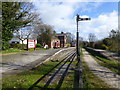 Hadlow Road preserved railway station in CH64 1RF