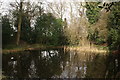 View over the South Pond from the entrance to Warley Place in CM13 3JE