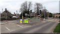 Twin pelican crossings, Rodden Road, Frome in BA11 5JS