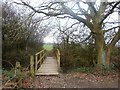 Footbridge Crossing Howell Beck in WF9 2ND
