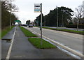 Bus stop along the A6 Glen Road in LE2 4RF