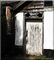 Old shed door by Stacksford House Farm in NR17 1PA