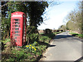K6 telephone kiosk in Quidenham in NR16 2NZ