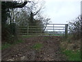 Field entrance off Howe Green Lane in CV7 8AW