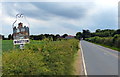 Wootton village sign in DN39 6SE