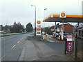 Shell Service Station on the A49 Warrington Road at Marus Bridge in WN3 6XB