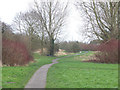 Path from Colby Road to Wigan Flashes Nature Reserve, Marus Bridge in WN3 5LA