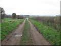 Footpath from Hambleton towards Fox Lane in YO8 9QA
