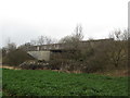 Road bridge over the railway at Park Nook, Biggin in LS25 6HJ