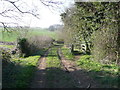 Gate and horse stile on green lane, Clothall in SG7 6RH