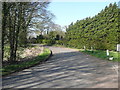 Bend in the lane at Hickman's Hill, Clothall in SG7 6RH