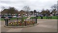 Floral Centrepiece at Castle Square, Weoley Castle in B29 5RE