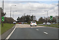 A165 approaching roundabout in HU17 5AR
