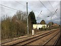 View from a Peterborough-London train - site of Tempsford station's goods yard in SG19 2BA