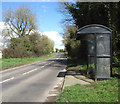 Bus shelter in Norwich Road, Mulbarton in NR14 8WF