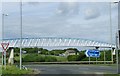 Footbridge at Newbridge Roundabout in EH28 8SH