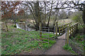 Footbridge over The Dagnell Brook in B98 8HG