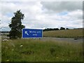 Dumfriesshire: The A74(M) motorway in DG11 2AJ