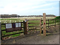 Entrance into the Bluebell Wood burial park in Waterloo