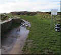 Keep Porthcawl Tidy bin near the seawall, Porthcawl in CF36 3HU