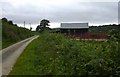 Farm buildings on the Severn Way in SY18 6PJ