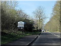 Cirencester Town Sign on Burford Road  A429 in GL7 1TD