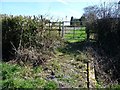 Bridge and gate, on the bridleway to Podmore Cottages in B79 9EU