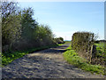 Farm track to former airfield in Weston-sub-Edge