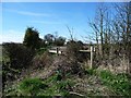 Bridge and gate, on the bridleway from Podmore Cottages in B79 9EX
