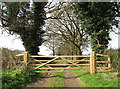 Gated track by Common Farm in NR9 4BB