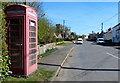 Telephone box along Church Road in PE34 3DH