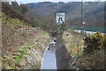 Drain alongside Cwm bypass, A4046 in Cwm Community