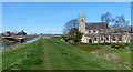 St Germans Church and the River Great Ouse in PE34 3FL