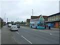 Bus stop and shelter on Strelley Road in NG8 5NE