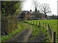 Footpath beside Priory Farm in WA14 3DD