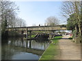 Footbridge and Lock 66 at Apsley in HP3 8JS